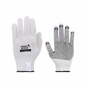 LUVA MALHA TRICOTADA COM PIGMENTO BRANCA CA30521 VOLK