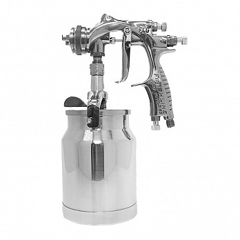 PISTOLA DE PINTURA HVLP TRANSTEC SUCÇÃO DEVILBISS FLG 515 S18 CANECA ALUMÍNIO  BICO 1.8