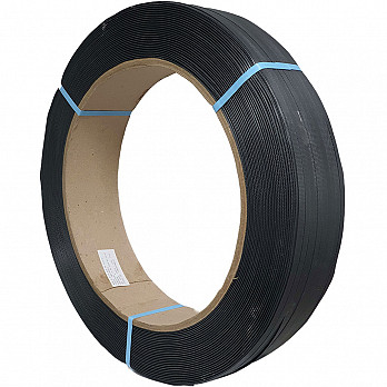 FITA DE ARQUEAR PRETA PET 13MM X 0,6 PARA FIVELA 6KG