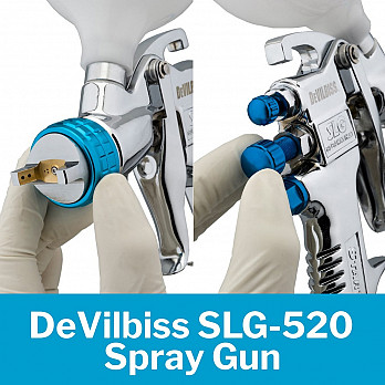 PISTOLA DE PINTURA HVLP TRANSTEC GRAVIDADE DEVILBISS SLG 520 G BICO 1.3