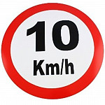 placa 10km/h 30x30 pbn