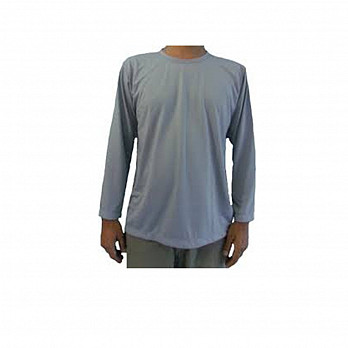 CAMISETA MANGA LONGA CINZA