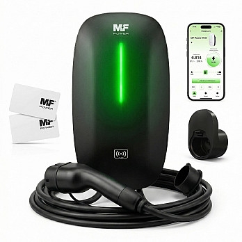 Carregador Para Carro Elétrico Híbrido Universal Mf Power Tipo 2 32A 7kW 220V Wallbox Byd Gwm Geely Volvo Jaecoo Omoda Gac Kwid Spark