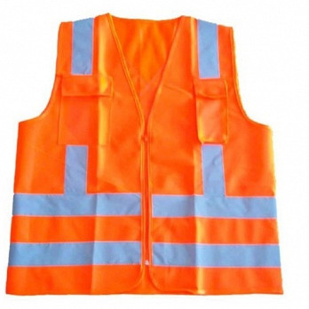 COLETE CG04 1B ZIPER LARANJA CARBOGRAFITE