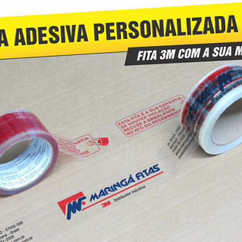 FITA ADESIVA IMPRESSA PERSONALIZADA 3M