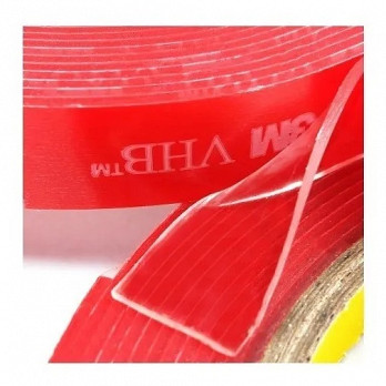 FITA DUPLA FACE VHB 4910 1,0MM TRANSPARENTE 09,5MMX33M CAIXA COM 22 ROLOS