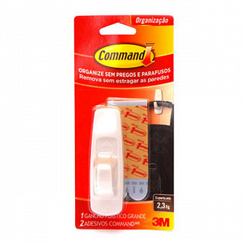 GANCHO GRANDE PLASTICO COMMAND 2,3KG 3M