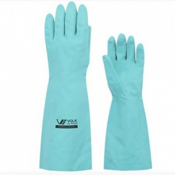 LUVA NITRÍLICA VERDE S/FORRO VOLK45 CA14334 VOLK